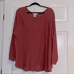 burnt orange sweater